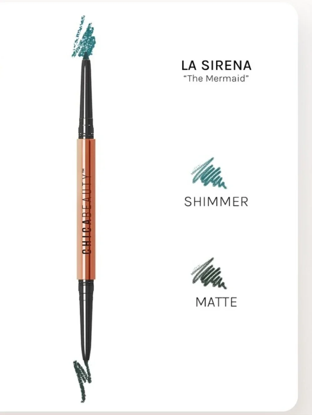 Chica Beauty Duo Gel Eyeliner In La Sirena 